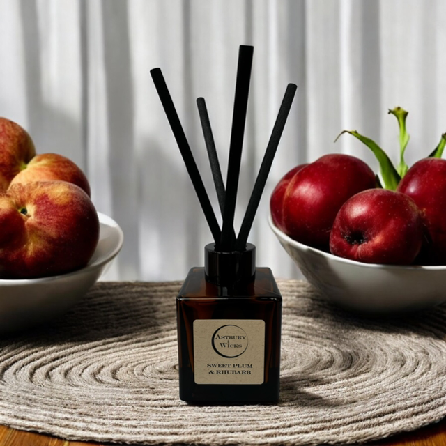 Sweet Plum & Rhubarb Reed Diffuser ~ 100g