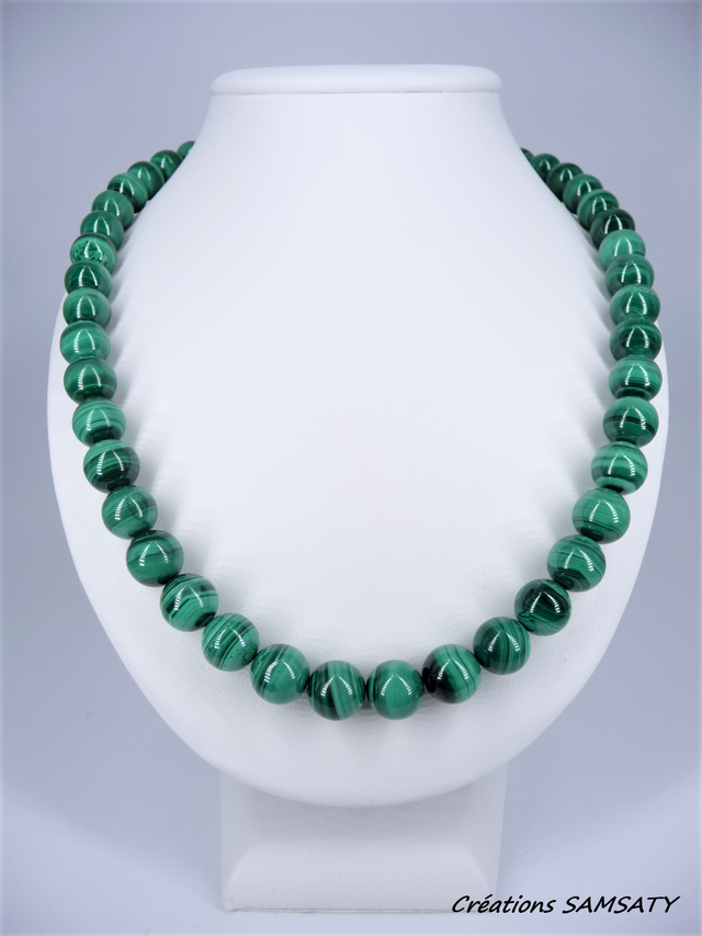 Collier malachite