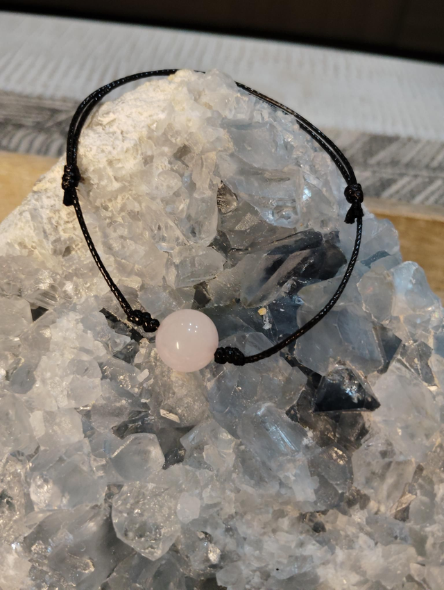 BR04- Bracelet Quartz Rose 