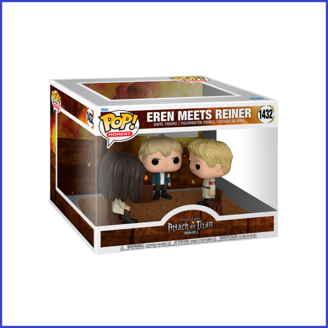 POP figure Moment Attack on Titan Eren Meets Reiner