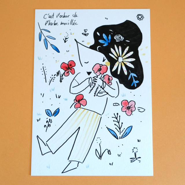 L'odeur de l'herbe mouillée