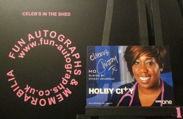 Chizzy Akudolu (Mo) Authentic Autographed Holby City 6x4 Cast Card (1)