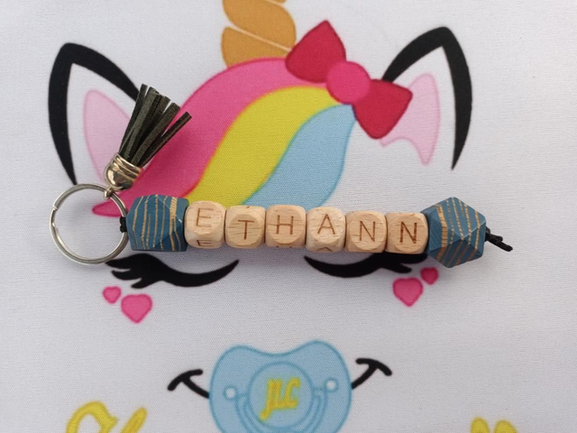 Porte Clés 1 Branche Bois