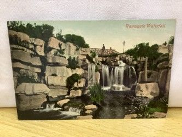 Ramsgate Waterfall, Ramsgate, Kent, Posted 1911, Valentine&#039;s Series Postcard. Our Ref No. R103 £2.25