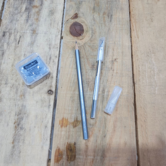 Assortiment portrait aux crayons pastel