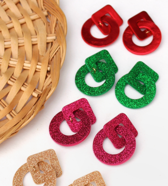 Alix • rouge métallisé