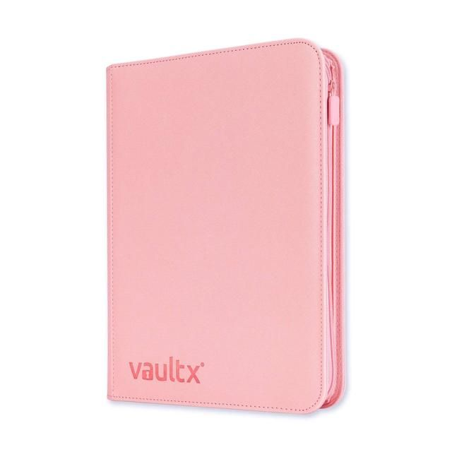 Vault X 9-Pocket Exo-Tec Zip Binder Just Pink