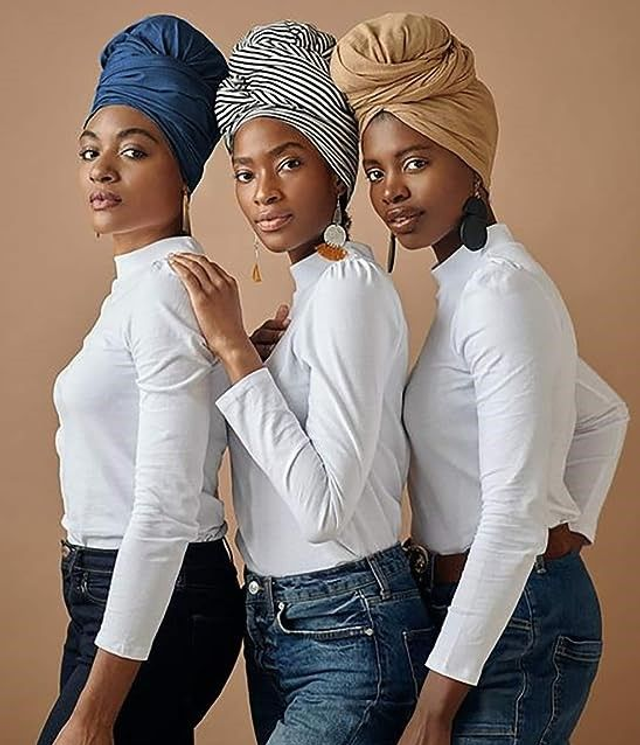 T3-1.7 - Foulard turban pour cheveux  H.VERNISE 