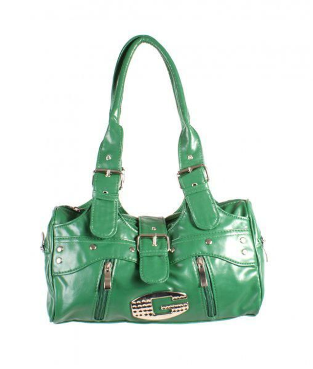 Green PU fashion bag 