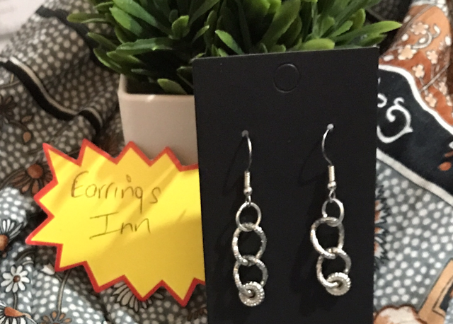 Silver Dangling Earrings - SDE175