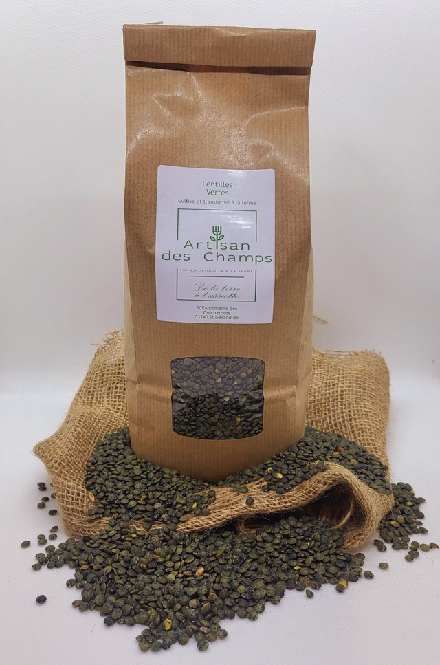 lentilles vertes 1kg