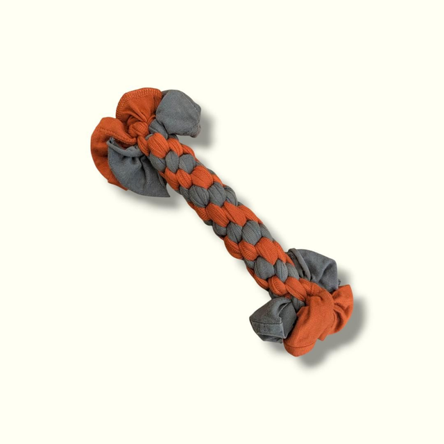 Hand-Braided Tug-of-War Dog Toy