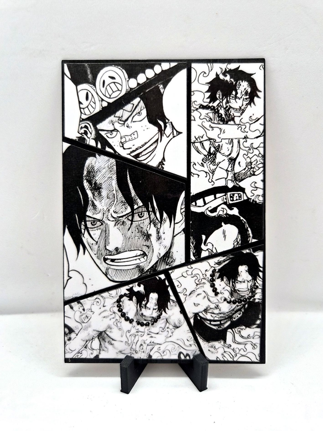 Scan manga 3D et son support - One Piece - Sur commande   