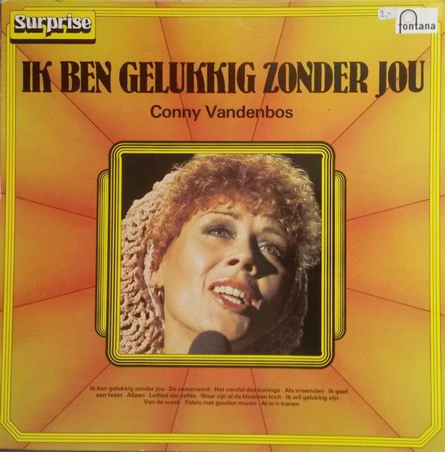 Conny Vandenbos - Ik Ben Gelukkig Zonder Jou (LP)