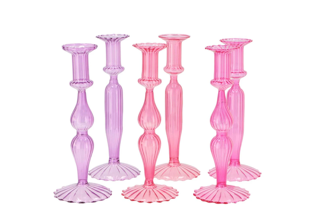 Candle holder roze L