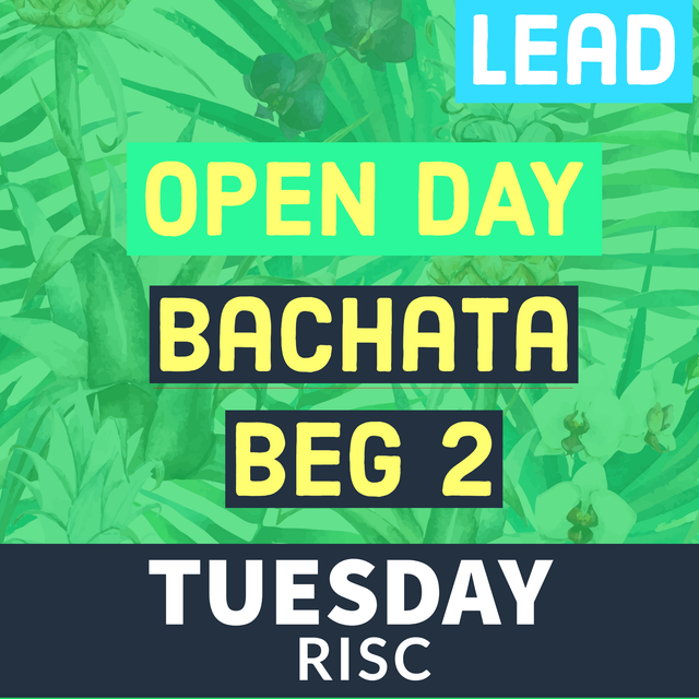 Bachata BEG 2 TUE OPEN DAY - Lead