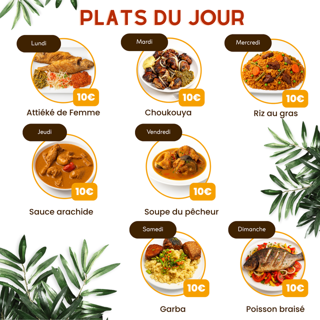 🍽️ Plat du jour (voir description)