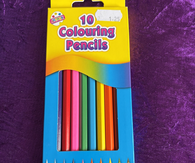 Pencils Coloured 10 Packet 