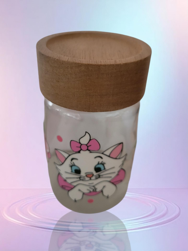 Petite bonbonnière en verre Marie tête 