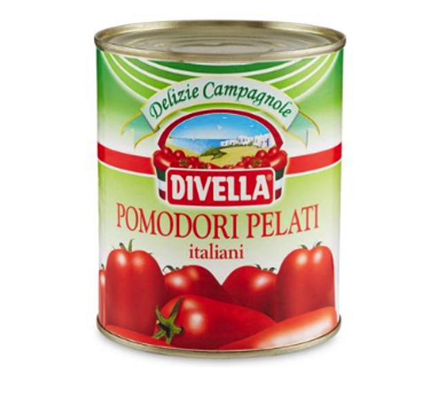 Divella - Hámozott paradicsom 800g