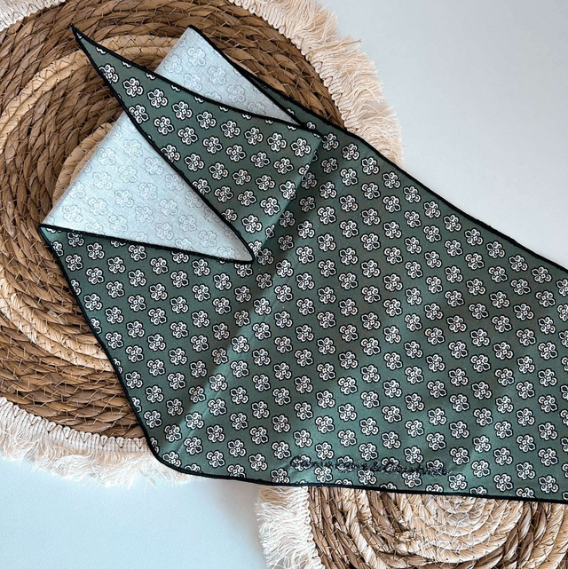 Foulard bandana Maillane sauge