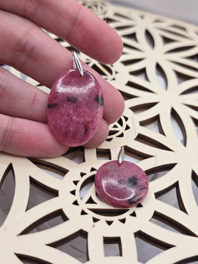 Pendentif Rhodonite Argent 925