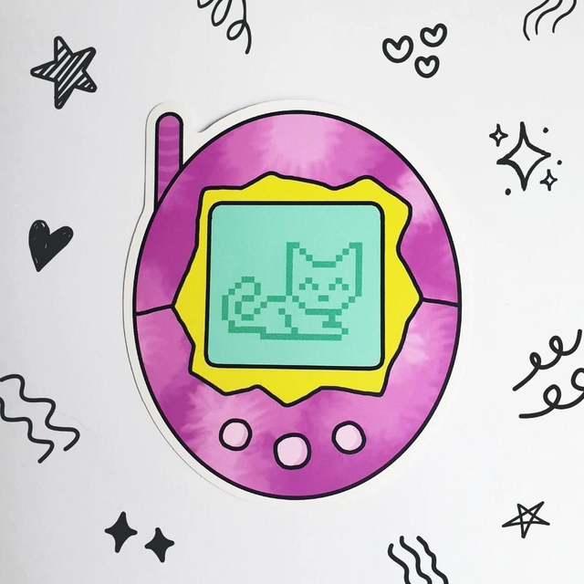 Virtual Pet Cat Sticker