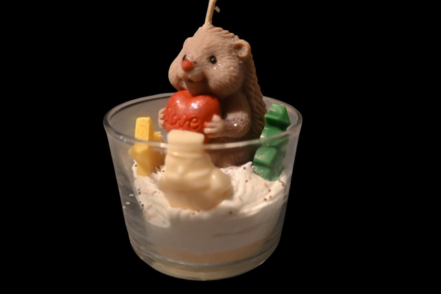 🦔✨ Bougie "Coud’Noël"