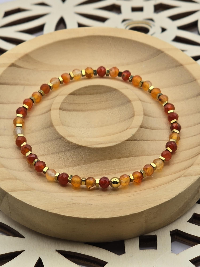 Bracelet Cornaline 0,4 cm 