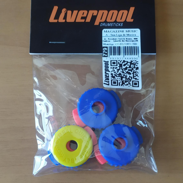 779 - Borboleta Quick Set para pratos de bateria com 3 unidades