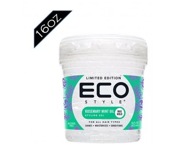 ECO: STYLING GEL - 16OZ ROSEMARY MINT OIL