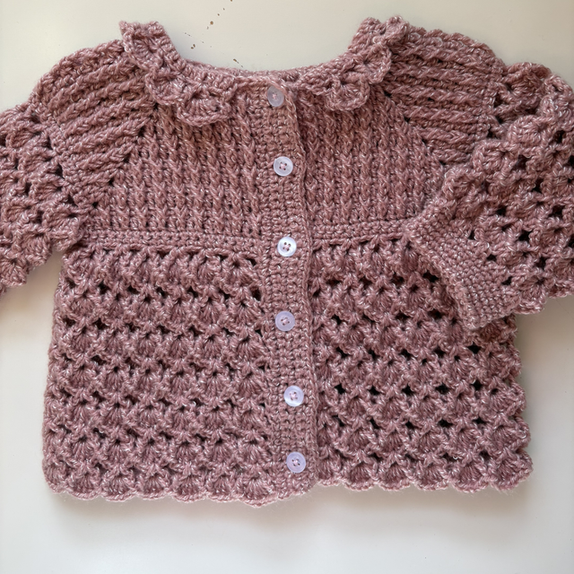 Casaco docinho de coco-rosa