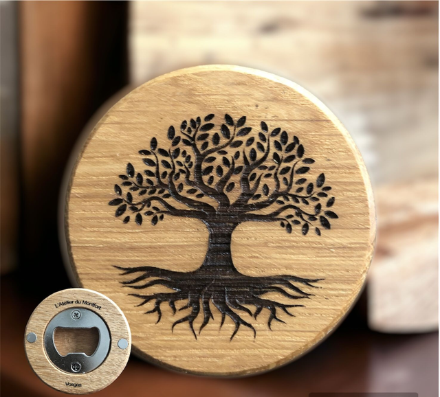 Décapsuleur aimanté "arbre de vie"