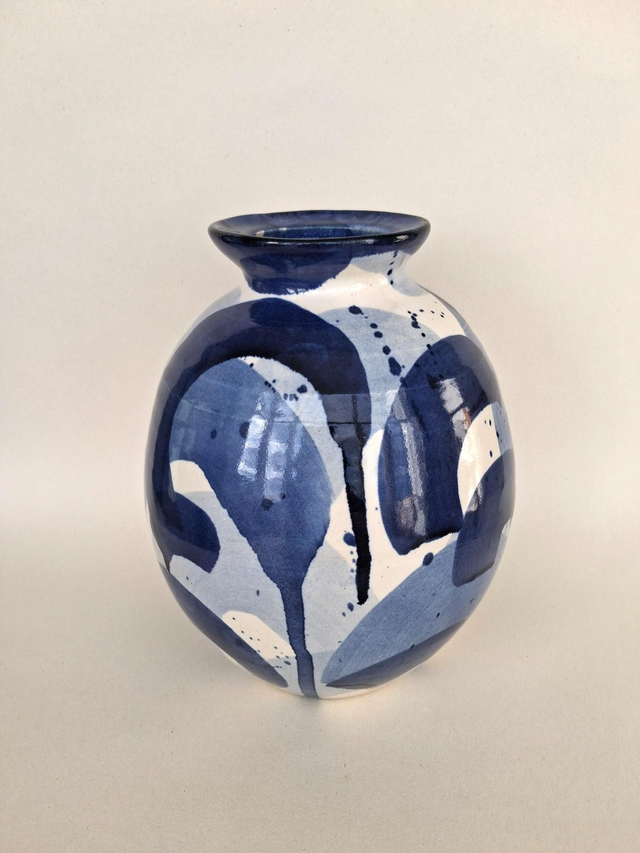 Blue Shades Vase 2