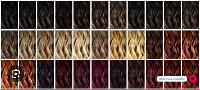 Coloration complète cheveux mi-long