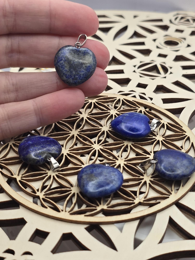 Pendentif en Lapis lazuli forme coeur