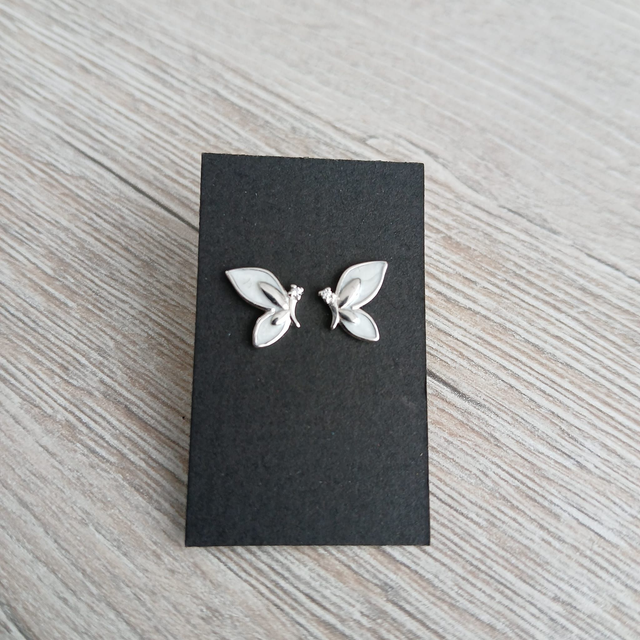 Schattige damesoorstekers in vlindervorm – 925 zilver (1.228)