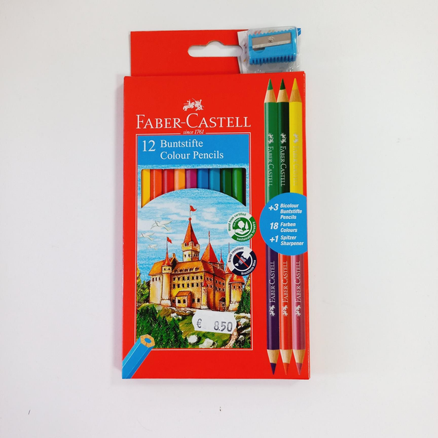 Buntstifte Faber Castell mit Anspitzer