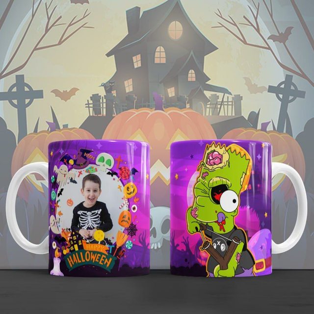 Tazza halloween  13 ( nome + foto )