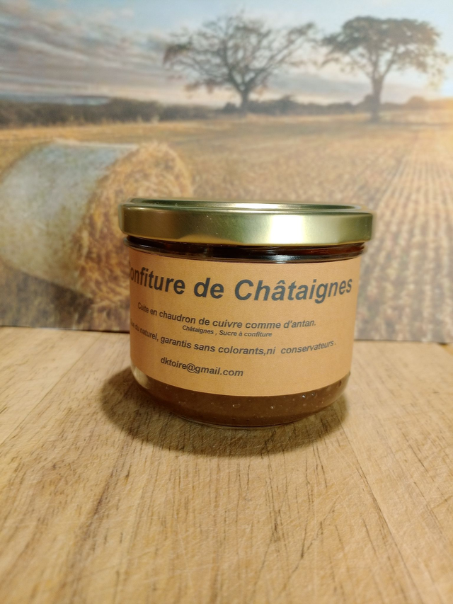 Confiture de Châtaigne Cuite en chaudron de cuivre comme d'antan