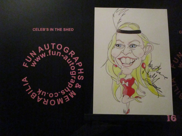 Nicole Faraday Limited Edition A4 Authentic Autographed Caricature (16)