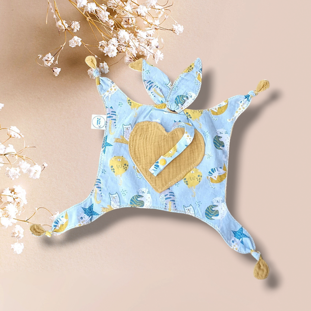 Doudou  Lapin Range Tétine Espace