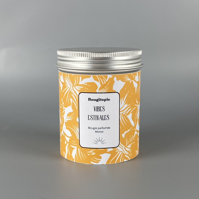 Bougie - Vibes estivales - Monoï