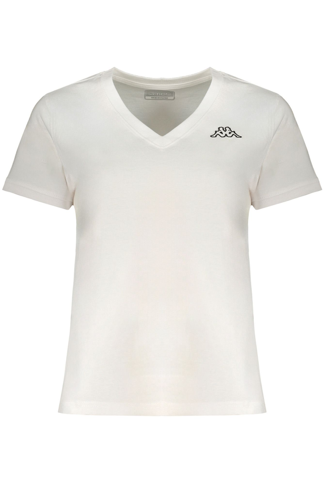 KAPPA T-SHIRT MANICHE CORTE DONNA BIANCO