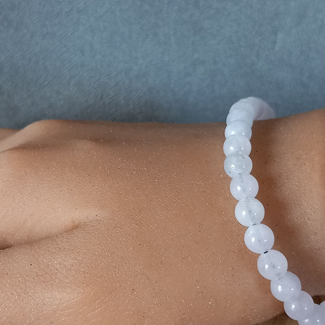 Bracelet ajustable en Aigue-marine