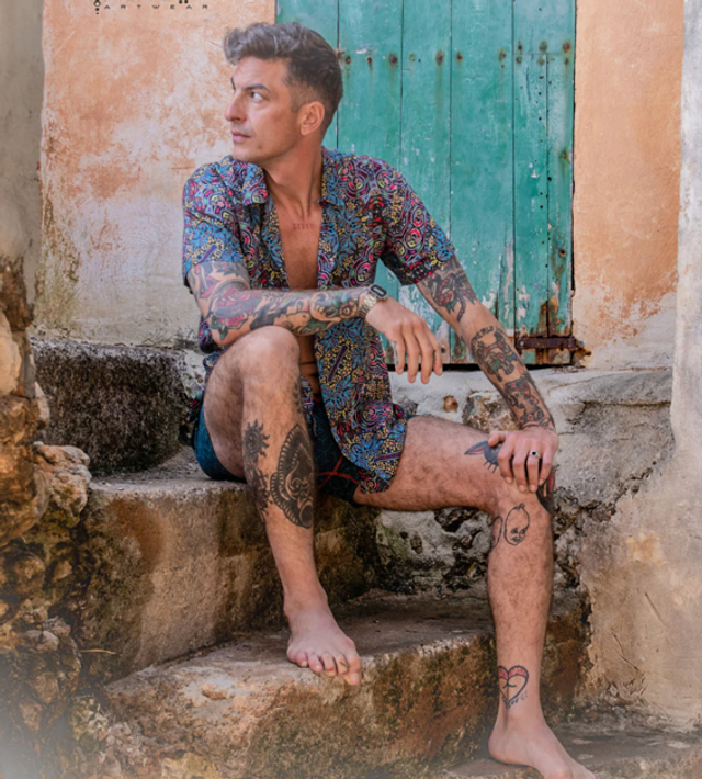 33061 SHIRT MEN HALF SLEEVES / BAMBOO - SOL HUIRRAZ
