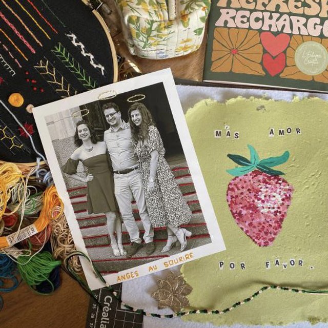 LUN.17 Novembre 18H30-20H30• Atelier broderie sur photo