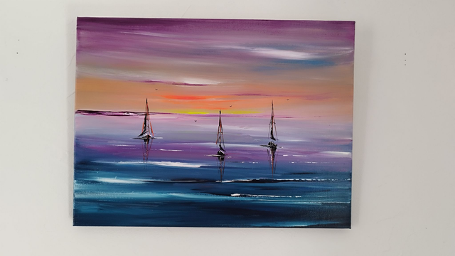 tableau abstrait coloré– art contemporain oeuvre originale signée