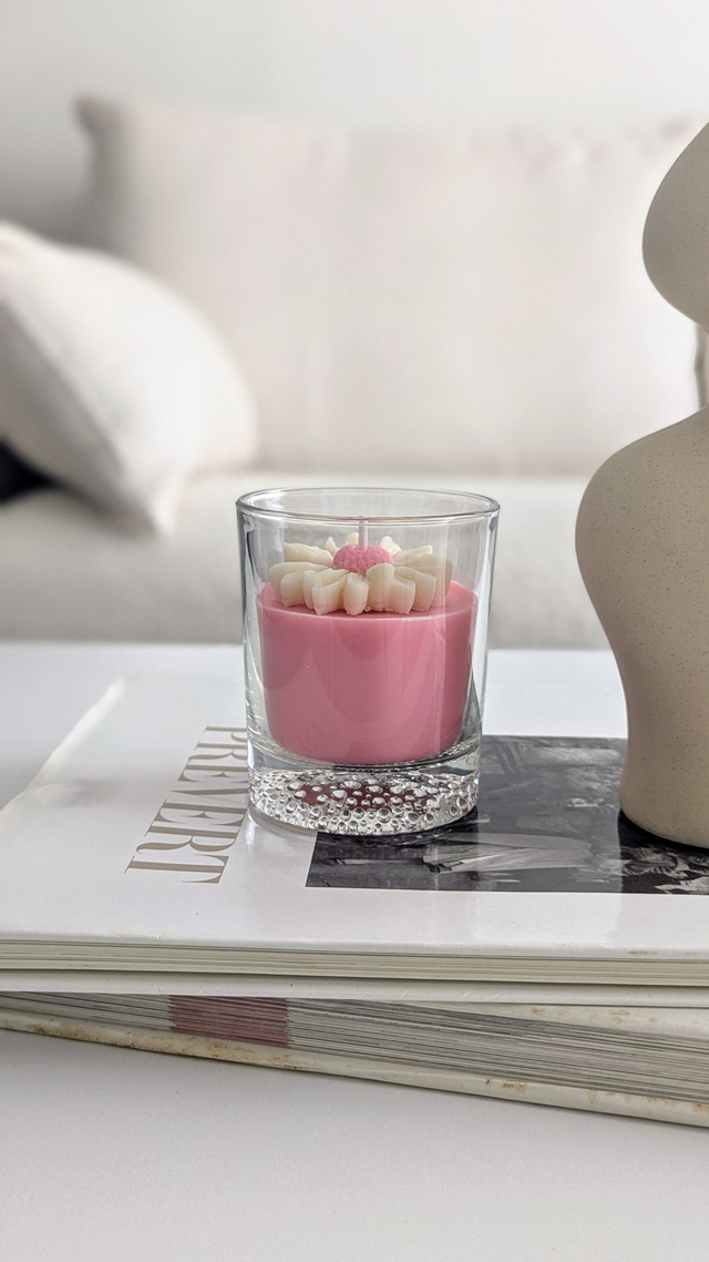 Bougie signature | Parfum Rose