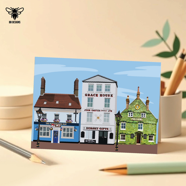 Poole Quay - Note Card